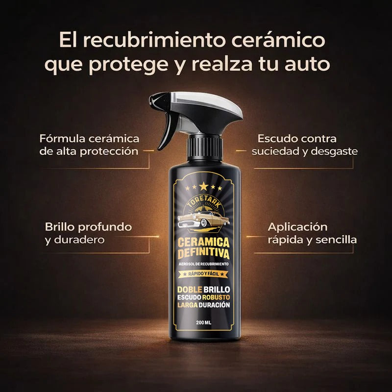 ToreTark Shield | Efecto hidrofóbico + brillo en minutos