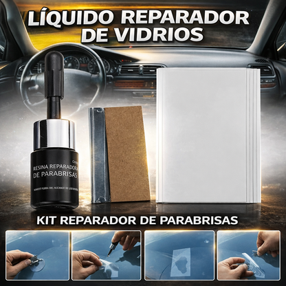 Resina líquida para reparación de grietas de auto