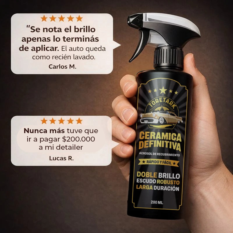 ToreTark  Shield | Efecto hidrofóbico + brillo en minutos