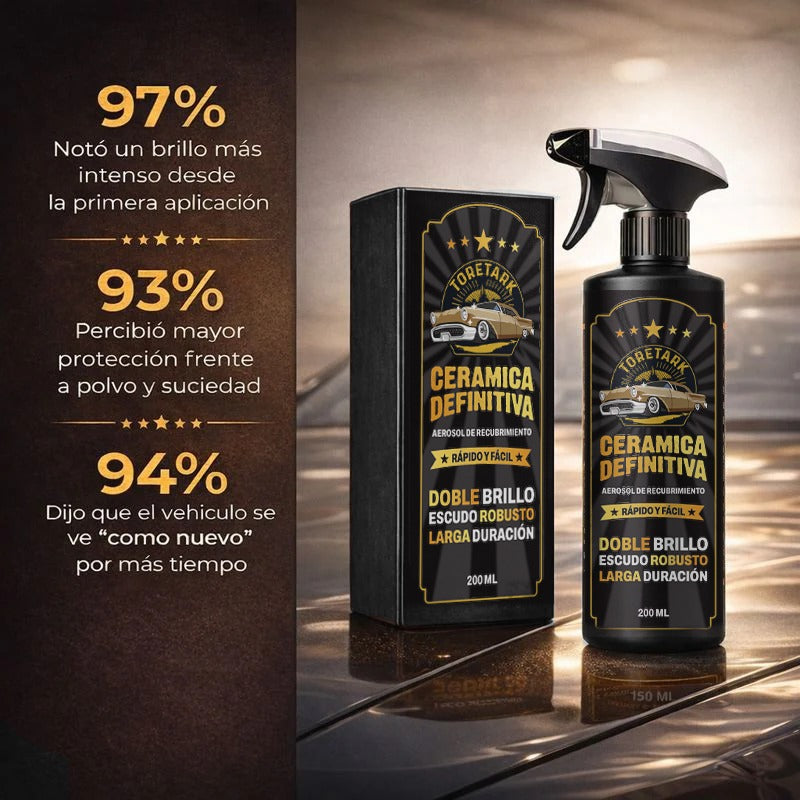 ToreTark  Shield | Efecto hidrofóbico + brillo en minutos