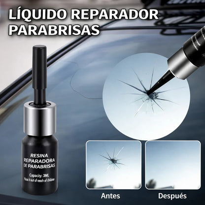 Resina líquida para reparación de grietas de auto